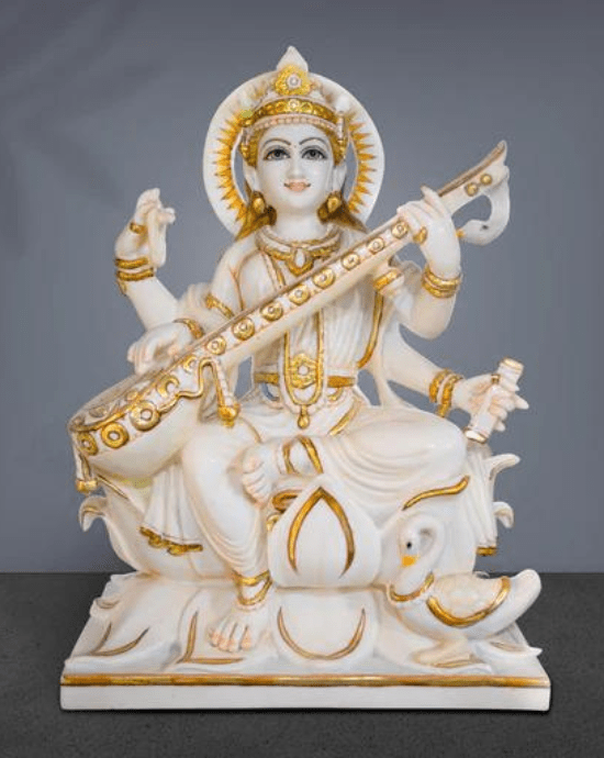 Divine Saraswati Devi with Veena